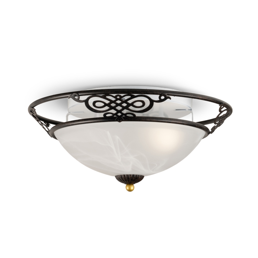 BRILAGI - Stropna svetilka FRESCO 3xE27/40W/230V premer 48 cm rjava