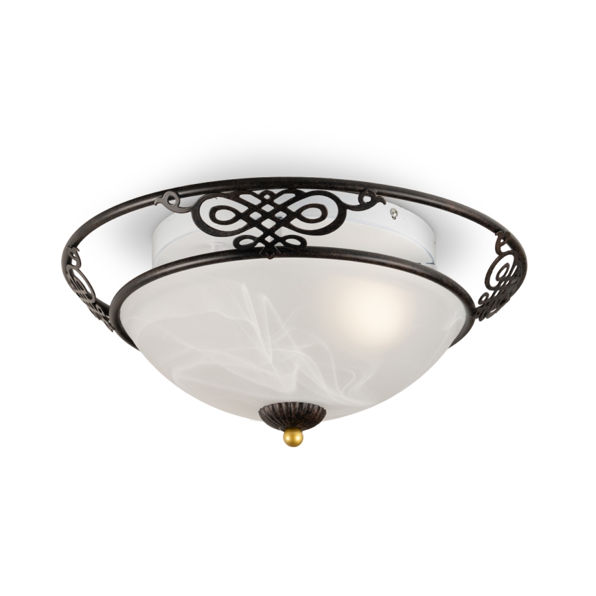 BRILAGI - Stropna svetilka FRESCO 3xE27/40W/230V premer 48 cm rjava