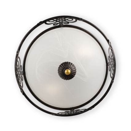 BRILAGI - Stropna svetilka FRESCO 3xE27/40W/230V premer 48 cm rjava