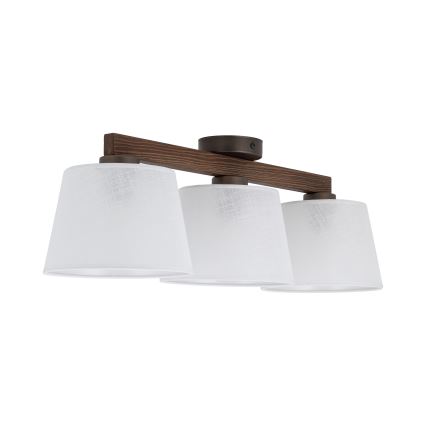 Brilagi - Stropna svetilka LATTE 3xE27/60W/230V bor/bela