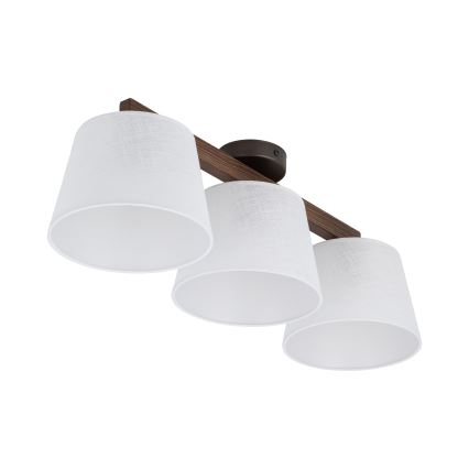 Brilagi - Stropna svetilka LATTE 3xE27/60W/230V bor/bela