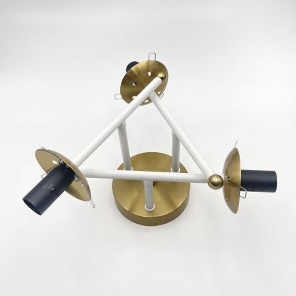 Brilagi - Stropna svetilka MALIVA za površinsko montažo 3xE14/15W/230V, zlata/bela