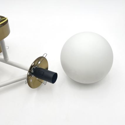 Brilagi - Stropna svetilka MALIVA za površinsko montažo 3xE14/15W/230V, zlata/bela