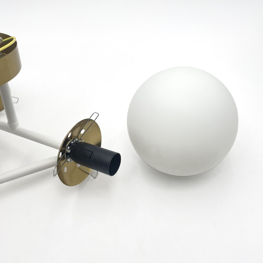 Brilagi - Stropna svetilka MALIVA za površinsko montažo 3xE14/15W/230V, zlata/bela