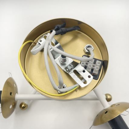 Brilagi - Stropna svetilka MALIVA za površinsko montažo 3xE14/15W/230V, zlata/bela