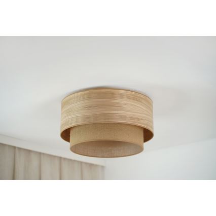 Brilagi - Stropna svetilka MONTANA BOHO 1xE27/15W/230V pr. 45 cm rjava