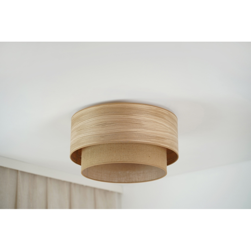 Brilagi - Stropna svetilka MONTANA BOHO 1xE27/15W/230V pr. 45 cm rjava