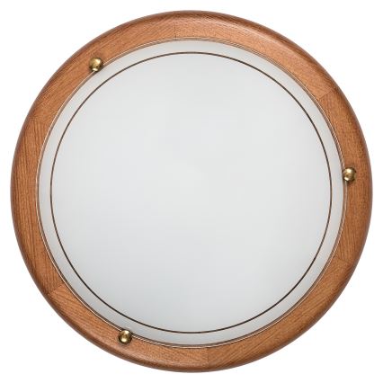 Brilagi - Stropna svetilka ORBIS 1xE27/60W/230V premer 30 cm borovina