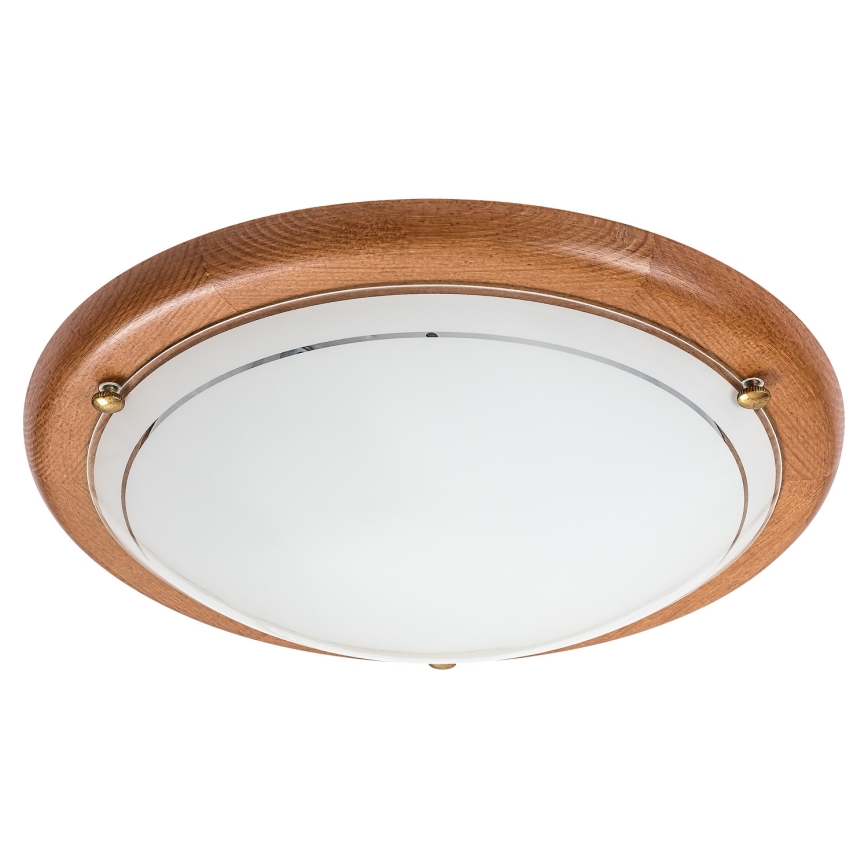 Brilagi - Stropna svetilka ORBIS 1xE27/60W/230V premer 30 cm borovina