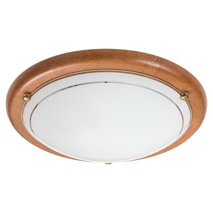 Brilagi - Stropna svetilka ORBIS 1xE27/60W/230V premer 30 cm borovina