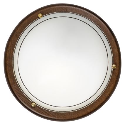 Brilagi - Stropna svetilka ORBIS 1xE27/60W/230V, premer 30 cm, iz bora