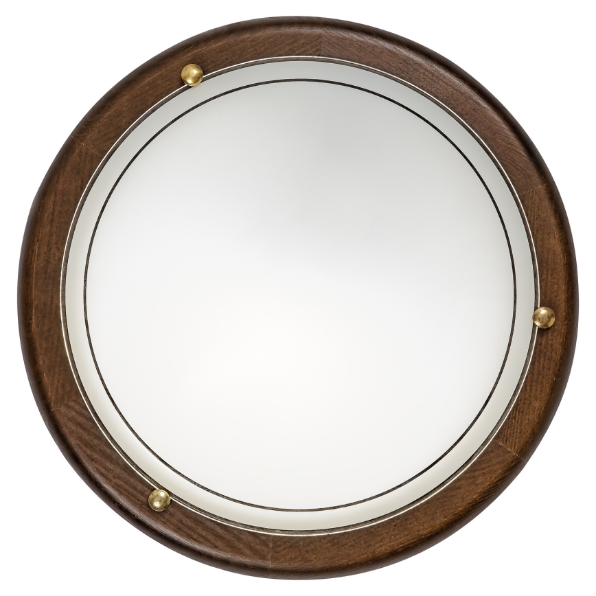 Brilagi - Stropna svetilka ORBIS 1xE27/60W/230V, premer 30 cm, iz bora