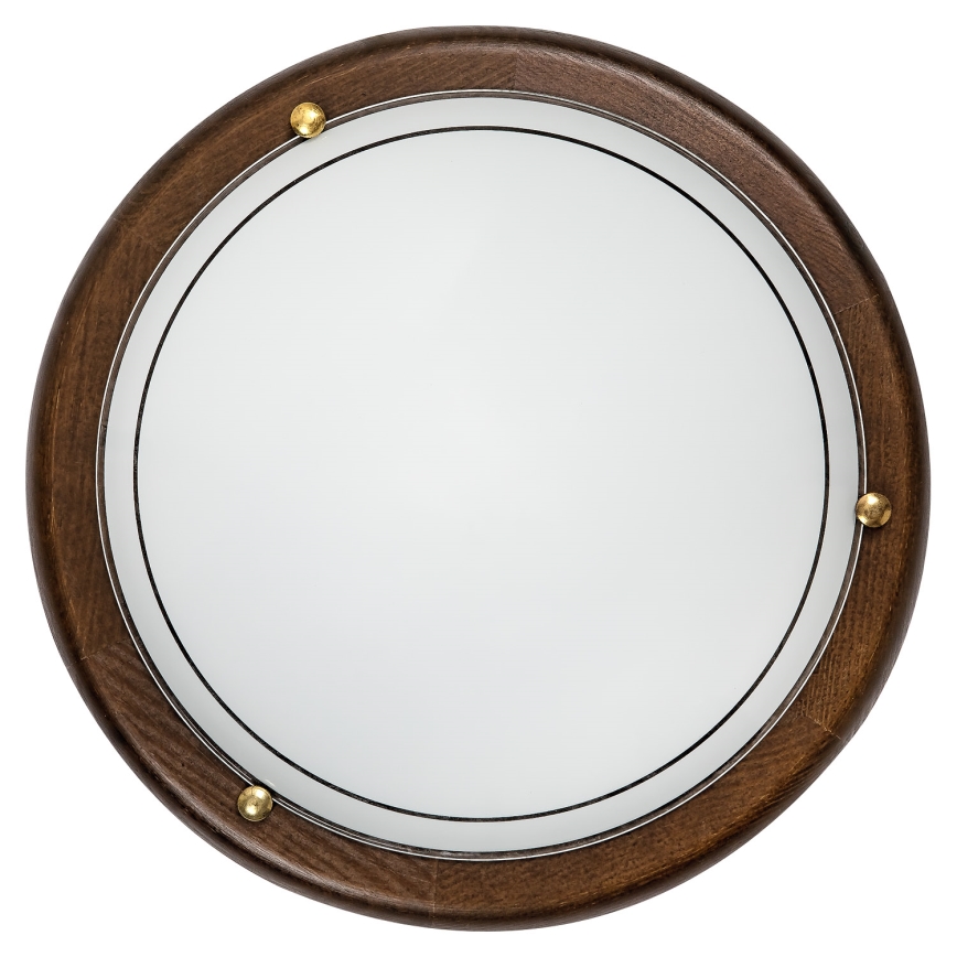 Brilagi - Stropna svetilka ORBIS 1xE27/60W/230V, premer 30 cm, iz bora