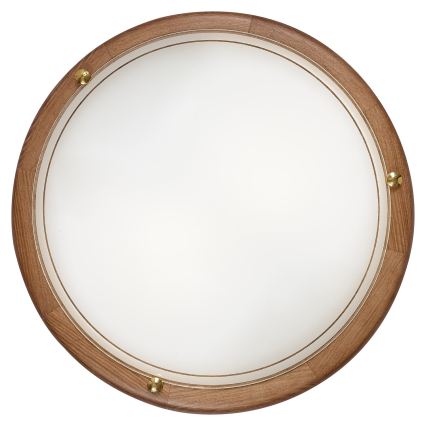 Brilagi - Stropna svetilka ORBIS 2xE27/60W/230V, premer 38 cm, borovica