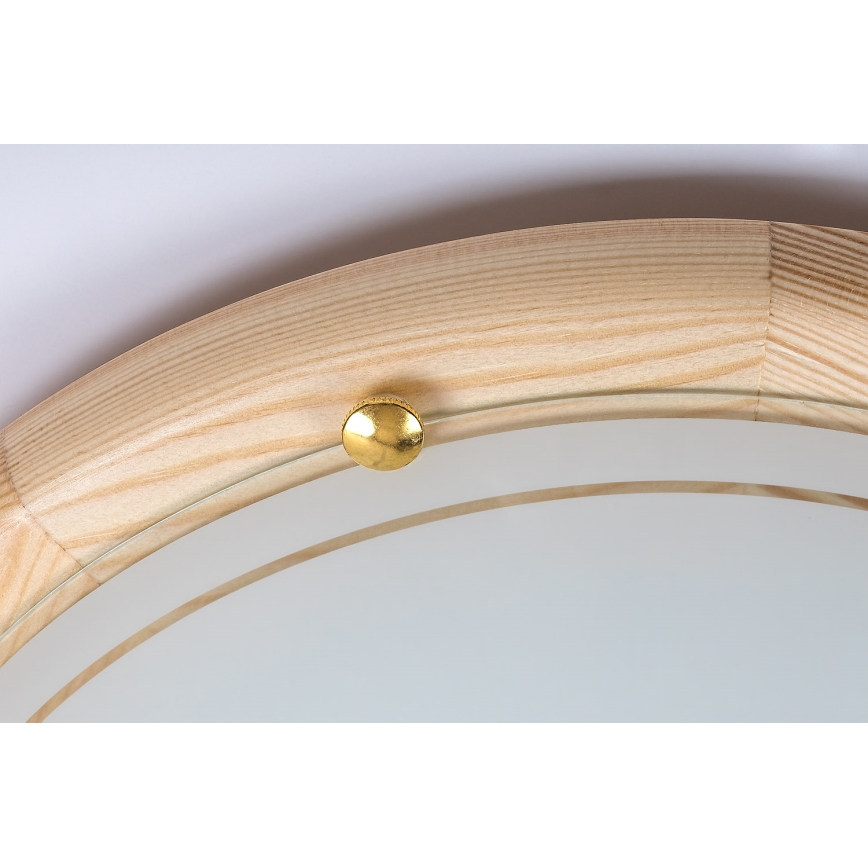 Brilagi - Stropna svetilka ORBIS 2xE27/60W/230V, premer 38 cm, borovina