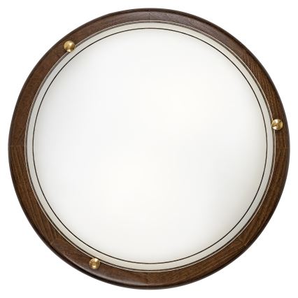 Brilagi - Stropna svetilka ORBIS 2xE27/60W/230V premer 38 cm iz bora