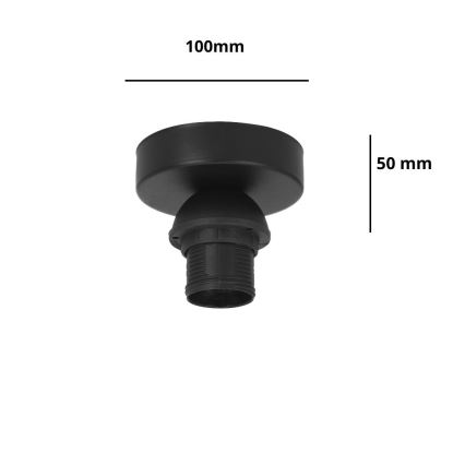 Brilagi - Stropna svetilka PARTY 1xE27/60W/230V premer 10 cm črna