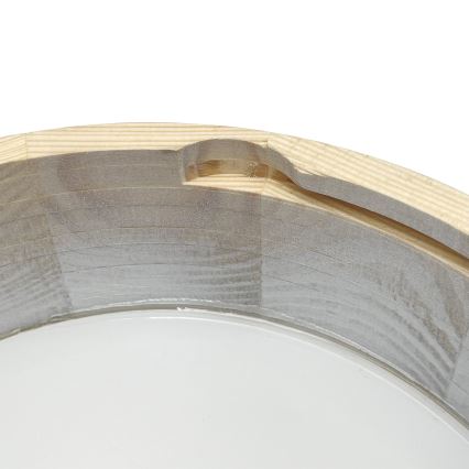 Brilagi - Stropna svetilka PINO 1xE27/15W/230V borovica/srebrna, premer 27,5 cm