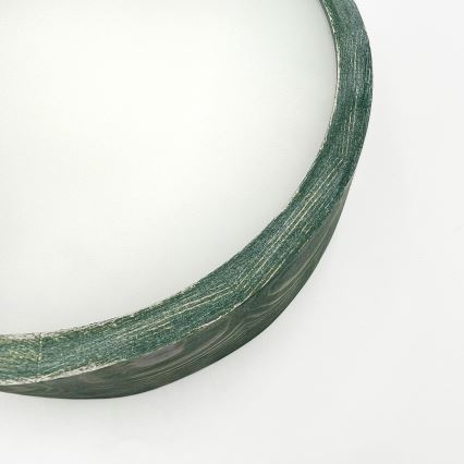 Brilagi - Stropna svetilka PINO 1xE27/15W/230V borovica/zelena pr. 27,5 cm