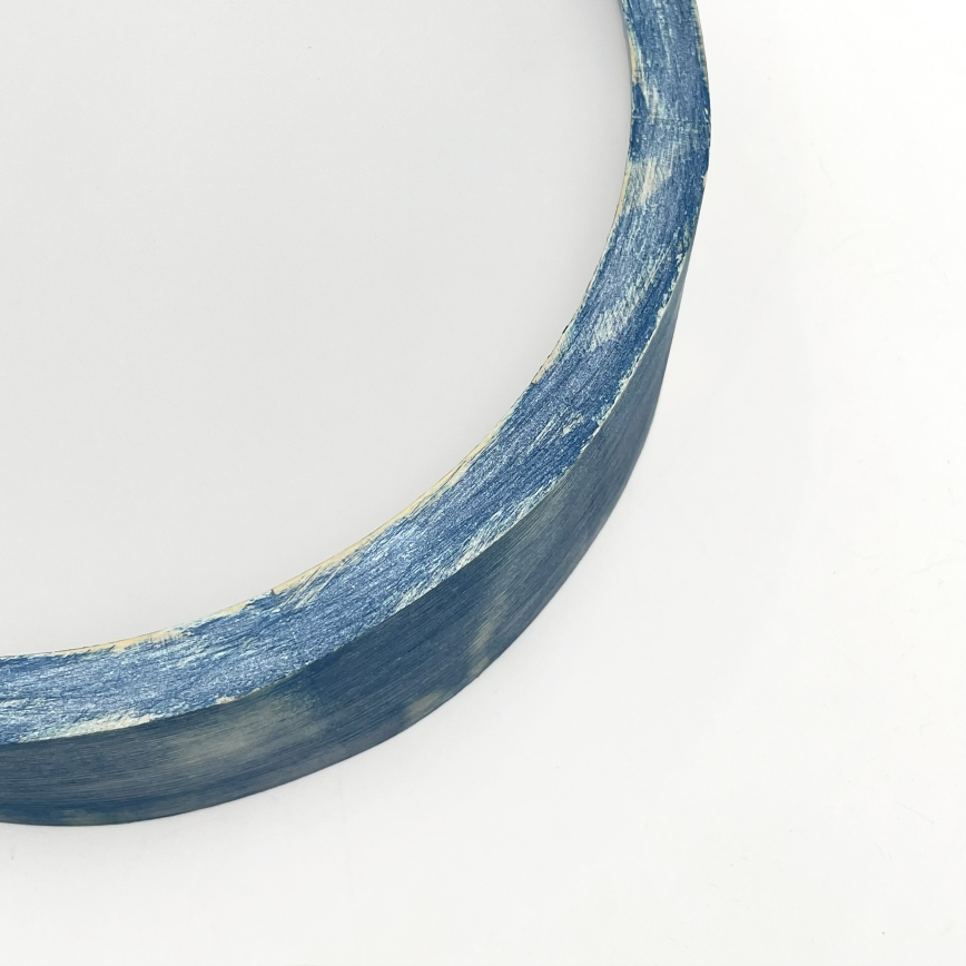 Brilagi - Stropna svetilka PINO 1xE27/15W/230V macesen/modra, Ø 27,5 cm