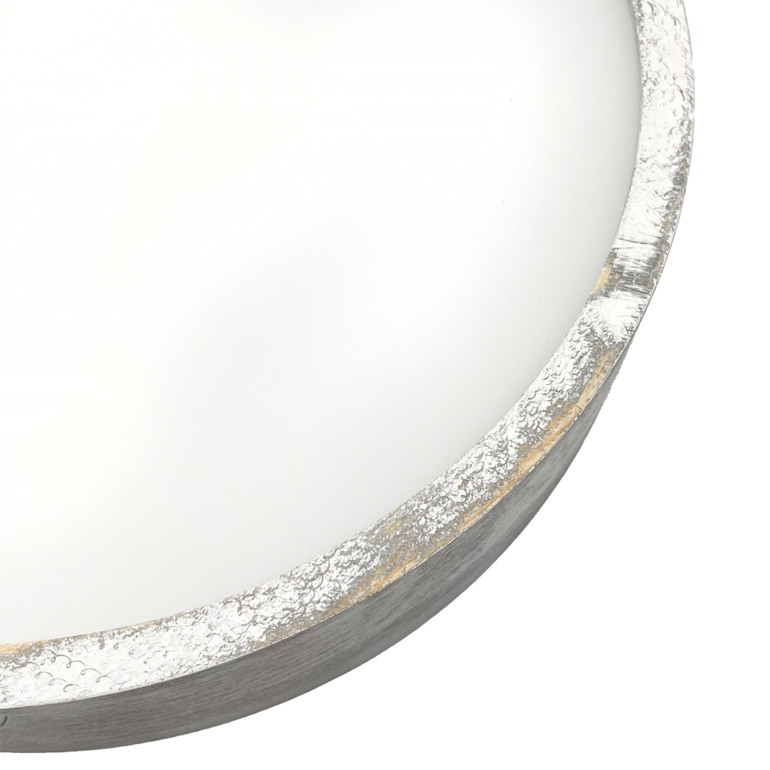 Brilagi - Stropna svetilka PINO 3xE27/15W/230V borovica/srebrna, premer 47,5 cm