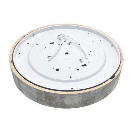 Brilagi - Stropna svetilka PINO 3xE27/15W/230V borovica/srebrna, premer 47,5 cm