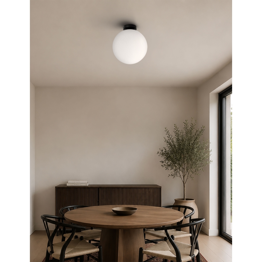 BRILAGI - Stropna svetilka POLOS 1xE27/40W/230V premer 30 cm črna