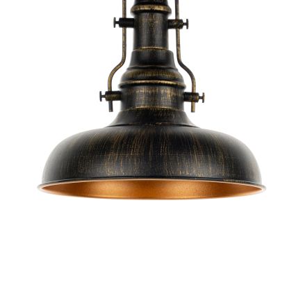 Brilagi - Stropna svetilka PYRONIC 1xE27/40W/230V fi 32 cm bronasta/patina