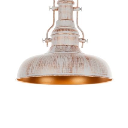 Brilagi - Stropna svetilka PYRONIC 1xE27/40W/230V premer 32 cm kremna/patina