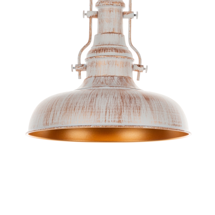 Brilagi - Stropna svetilka PYRONIC 1xE27/40W/230V premer 32 cm kremna/patina