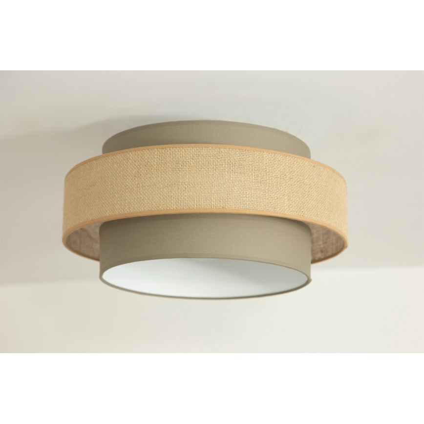 Brilagi - Stropna svetilka RESNA 1xE27/60W/230V, premer 40 cm, rjava/bežna