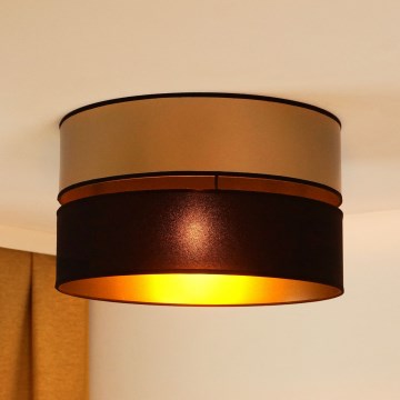 Brilagi - Stropna svetilka ROYAL 1xE27/15W/230V pr. 40 cm črna/zlata
