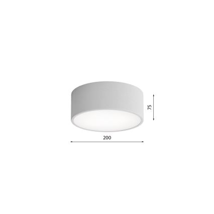 Brilagi - Stropna svetilka s senzorjem CLARE 1xE27/24W/230V pr. 20 cm siva