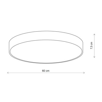 Brilagi - Stropna svetilka s senzorjem CLARE 5xE27/24W/230V pr. 60 cm bež