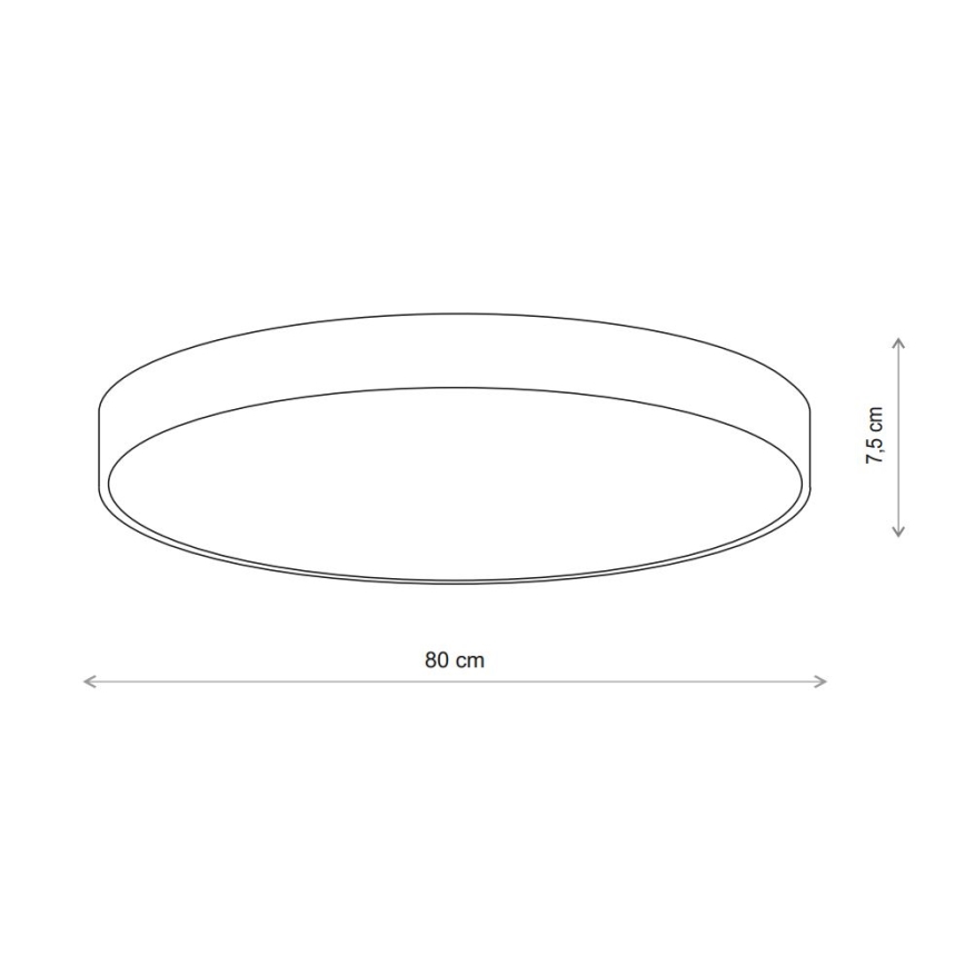 Brilagi - Stropna svetilka s senzorjem CLARE 6xE27/24W/230V pr. 80 cm bež