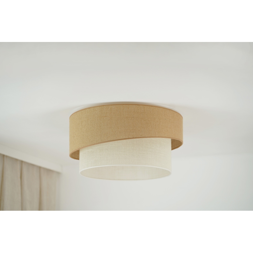 Brilagi - Stropna svetilka SHINE 1xE27/15W/230V pr. 50 cm bež/krem barva