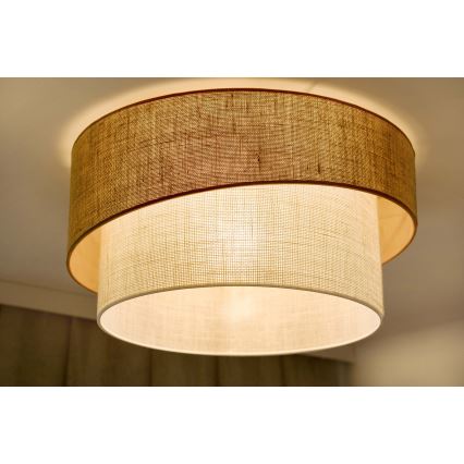 Brilagi - Stropna svetilka SHINE 1xE27/15W/230V pr. 50 cm bež/krem barva
