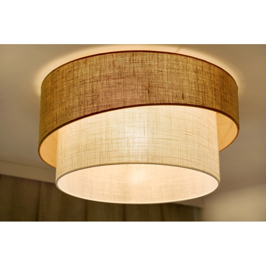 Brilagi - Stropna svetilka SHINE 1xE27/15W/230V pr. 50 cm bež/krem barva
