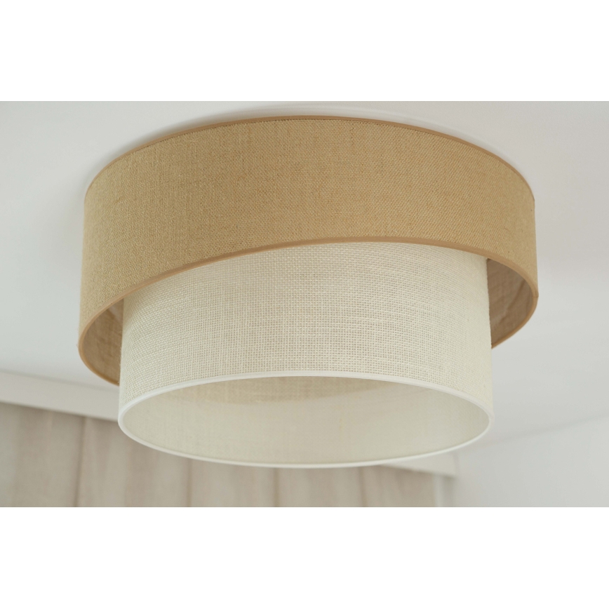 Brilagi - Stropna svetilka SHINE 1xE27/15W/230V pr. 50 cm bež/krem barva