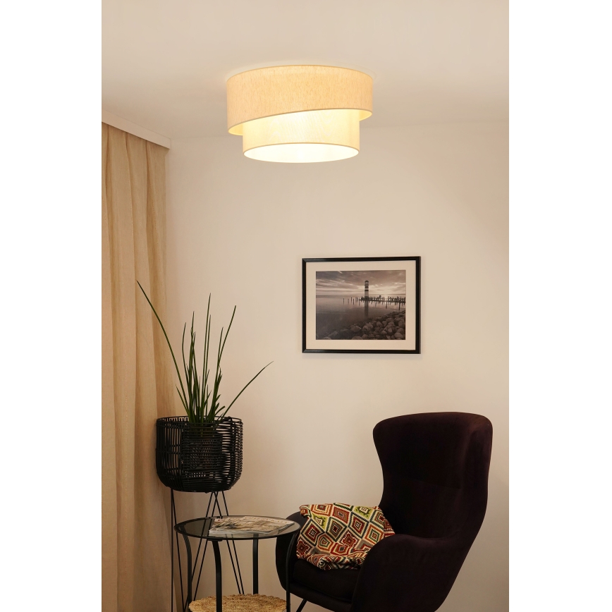 Brilagi - Stropna svetilka SHINE 1xE27/15W/230V pr. 50 cm krem barva