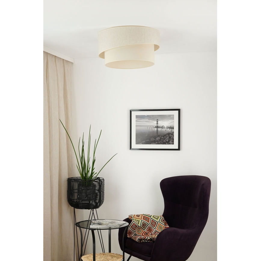 Brilagi - Stropna svetilka SHINE 1xE27/15W/230V pr. 50 cm krem barva