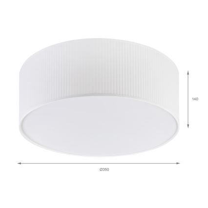 Brilagi - Stropna svetilka SIRIJA MODERN 2xE27/60W/230V premer 35 cm bela