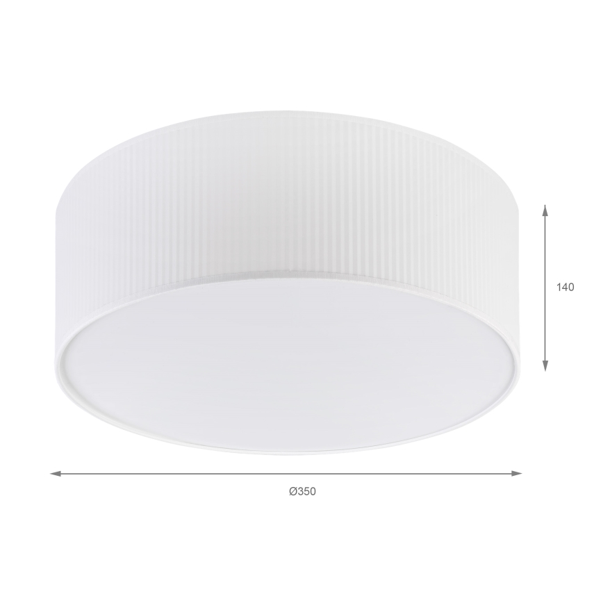 Brilagi - Stropna svetilka SIRIJA MODERN 2xE27/60W/230V premer 35 cm bela