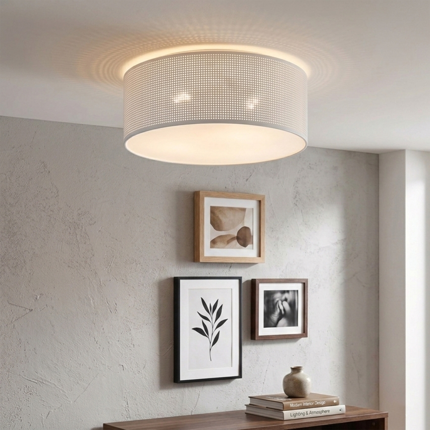 Brilagi - Stropna svetilka SIRIJA MODERN 2xE27/60W/230V premer 35 cm bela