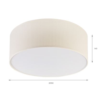 Brilagi - Stropna svetilka SIRIJA MODERN 2xE27/60W/230V premer 35 cm kremna