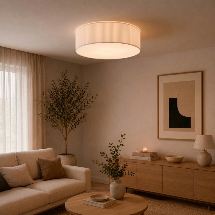 Brilagi - Stropna svetilka SIRIJA MODERN 4xE27/60W/230V premer 45 cm bela