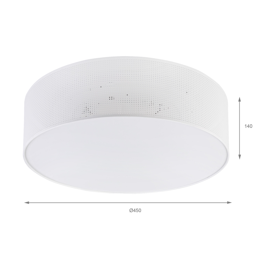 Brilagi - Stropna svetilka SIRIJA MODERN 4xE27/60W/230V, premer 45 cm, bela