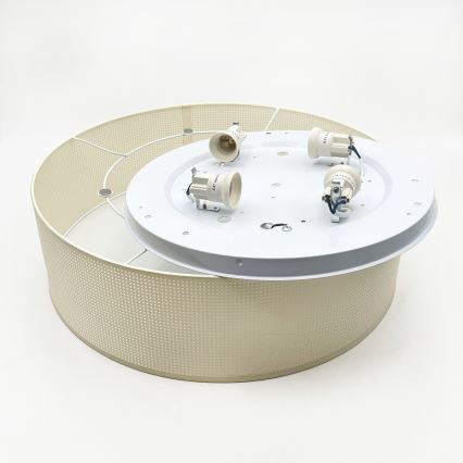 BRILAGI - Stropna svetilka SIRIJA MODERN 4xE27/60W/230V premer 45 cm kremna