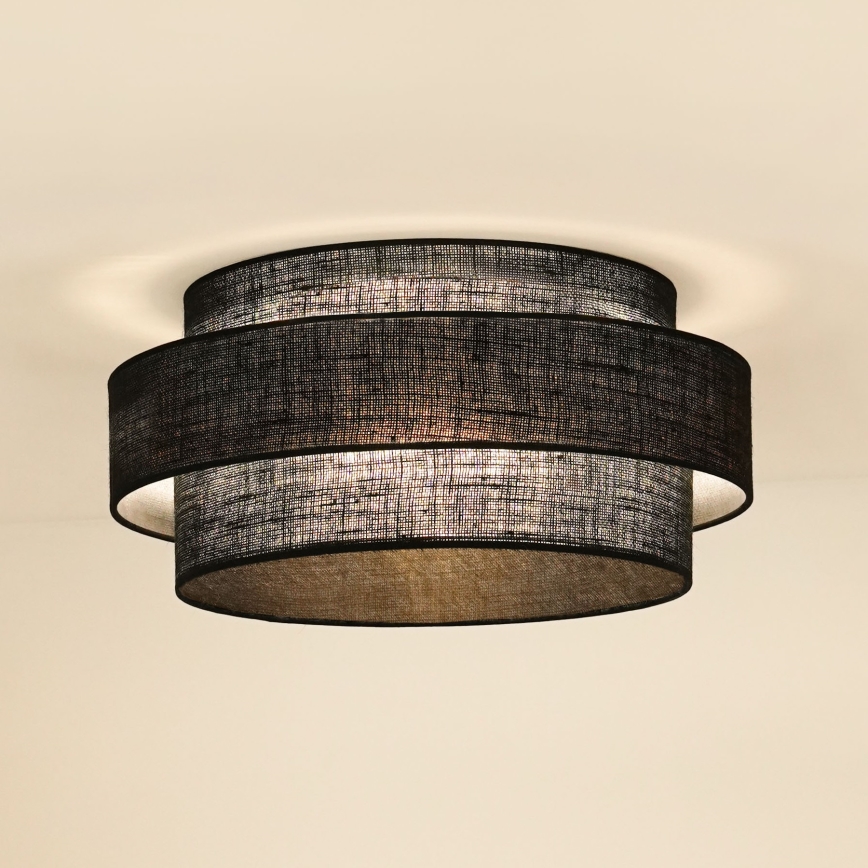 Brilagi - Stropna svetilka SPACE YUTE LED/12W/230V pr. 50 cm 3000K/4000K/6400K črna