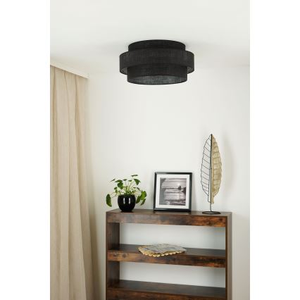 Brilagi - Stropna svetilka SPACE YUTE LED/12W/230V pr. 50 cm 3000K/4000K/6400K črna